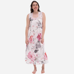 camisón de mujer estampado flores