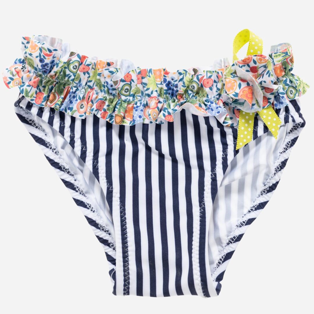 Braguita bañador niña Rayas, Irulea - 77850