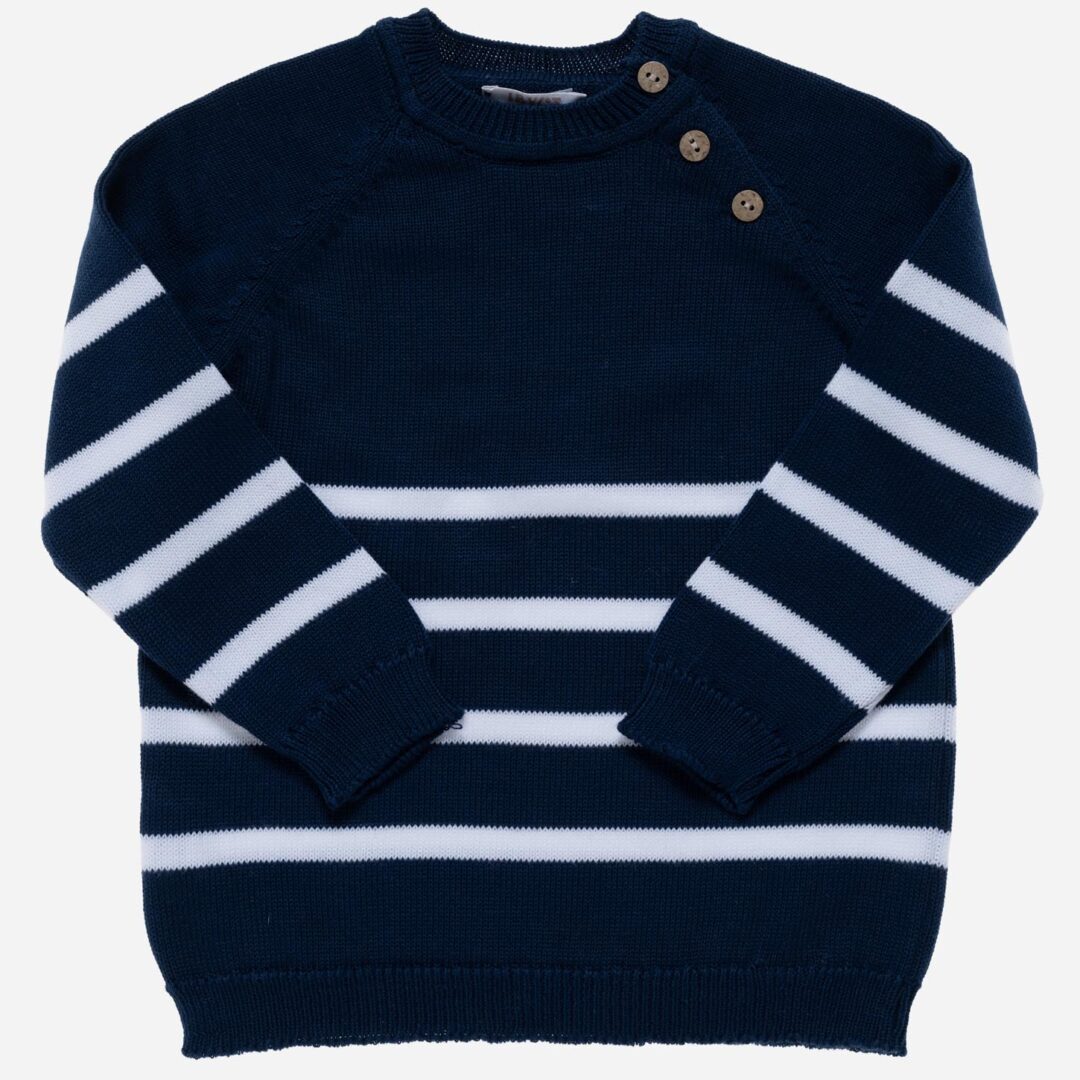Conjunto de niño Rayas Marino 3 piezas, Irulea - 78134
