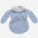 Conjunto de bebé Peto azul 3 piezas, Irulea - 78791