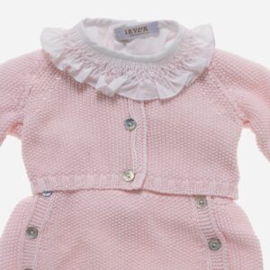 Conjunto de bebé Peto rosa 3 piezas, Irulea - 78788