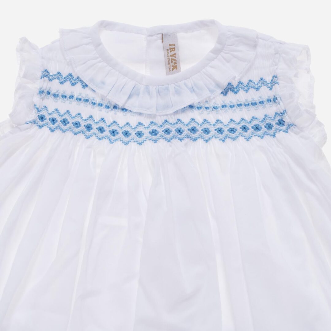 Vestido para niña Nido blanco 2 piezas, Irulea - 78634
