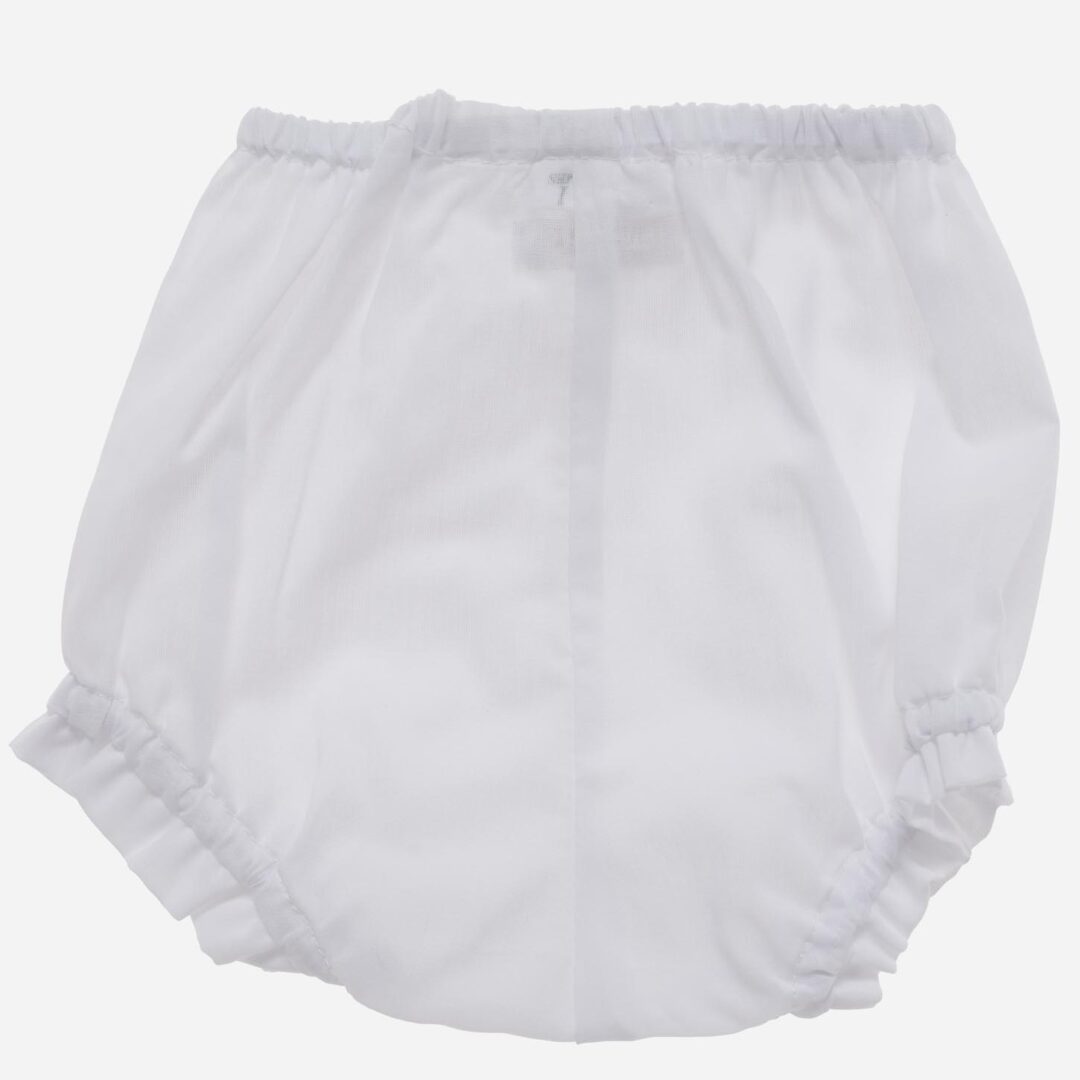Faldón para bebé Jesusito blanco 2 piezas, Irulea - 78505