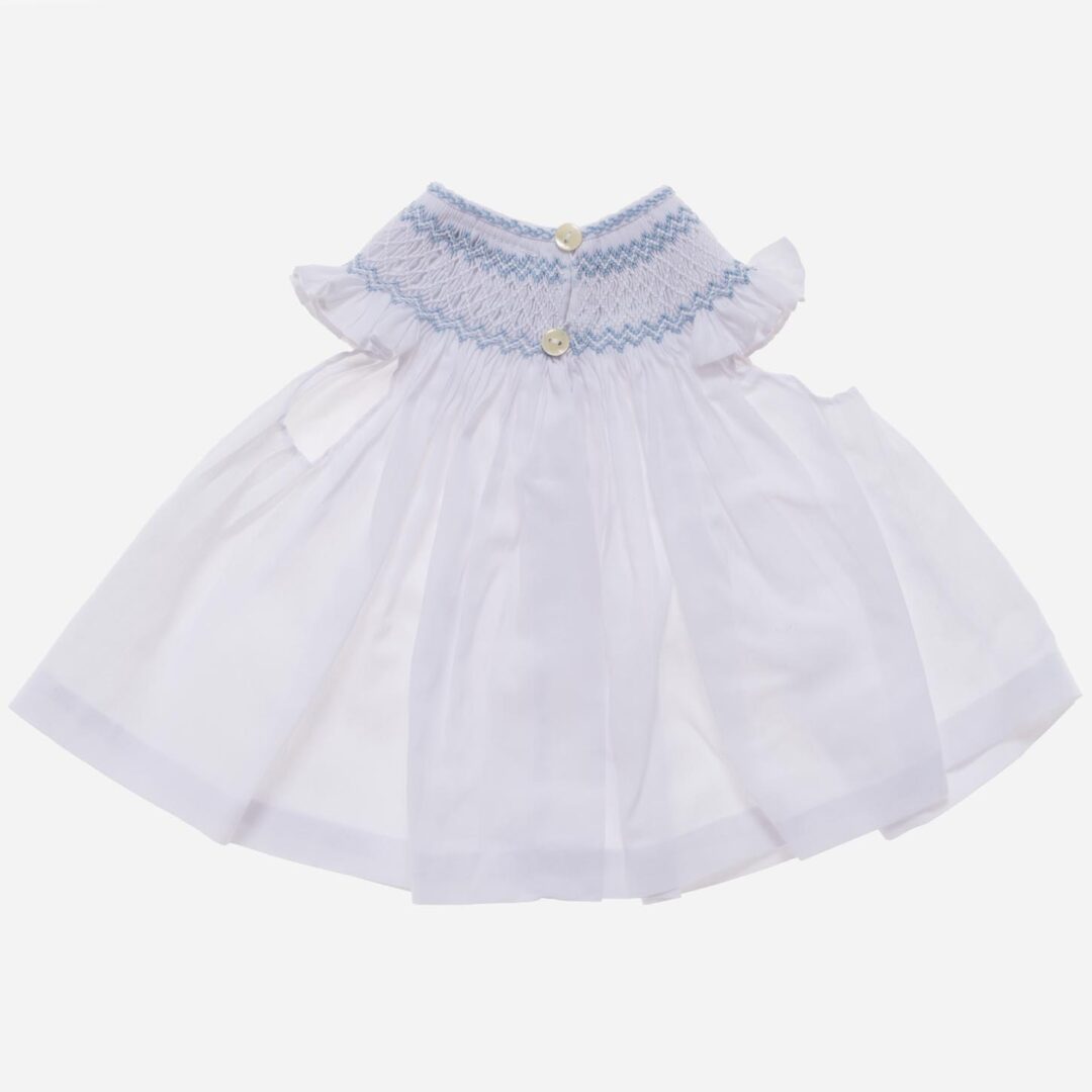 Faldón para bebé Jesusito blanco 2 piezas, Irulea - 78509