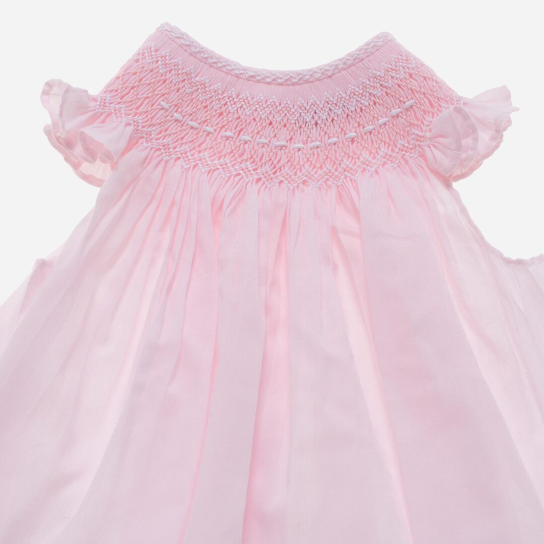 Faldón para bebé Jesusito rosa 2 piezas, Irulea - 78513