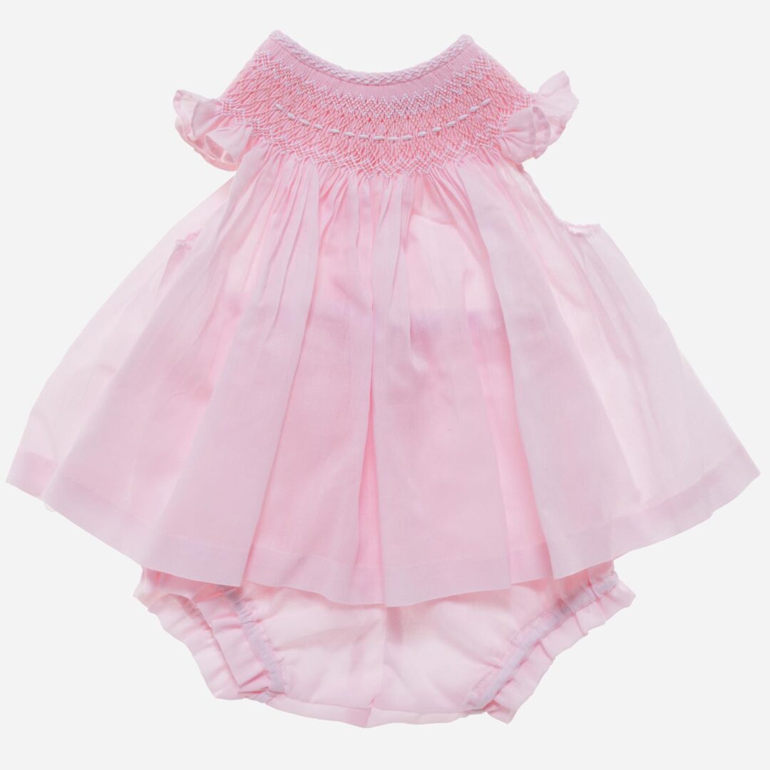 Faldón para bebé Jesusito rosa 2 piezas, Irulea - 78513