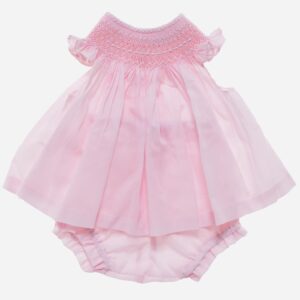 Faldón para bebé Jesusito rosa 2 piezas, Irulea - 78513