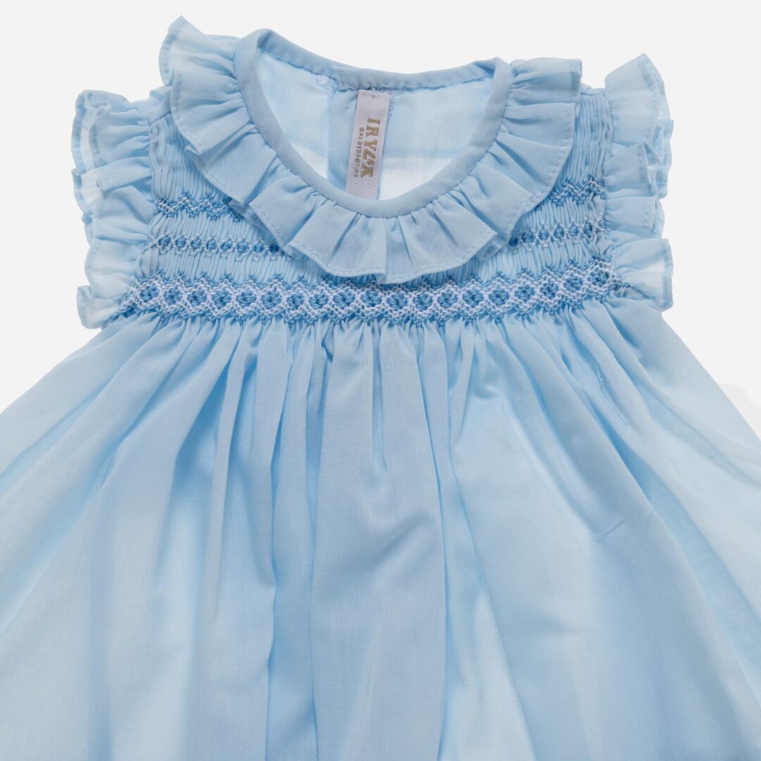 Vestido para niña Nido azul 2 piezas, Irulea - 78642
