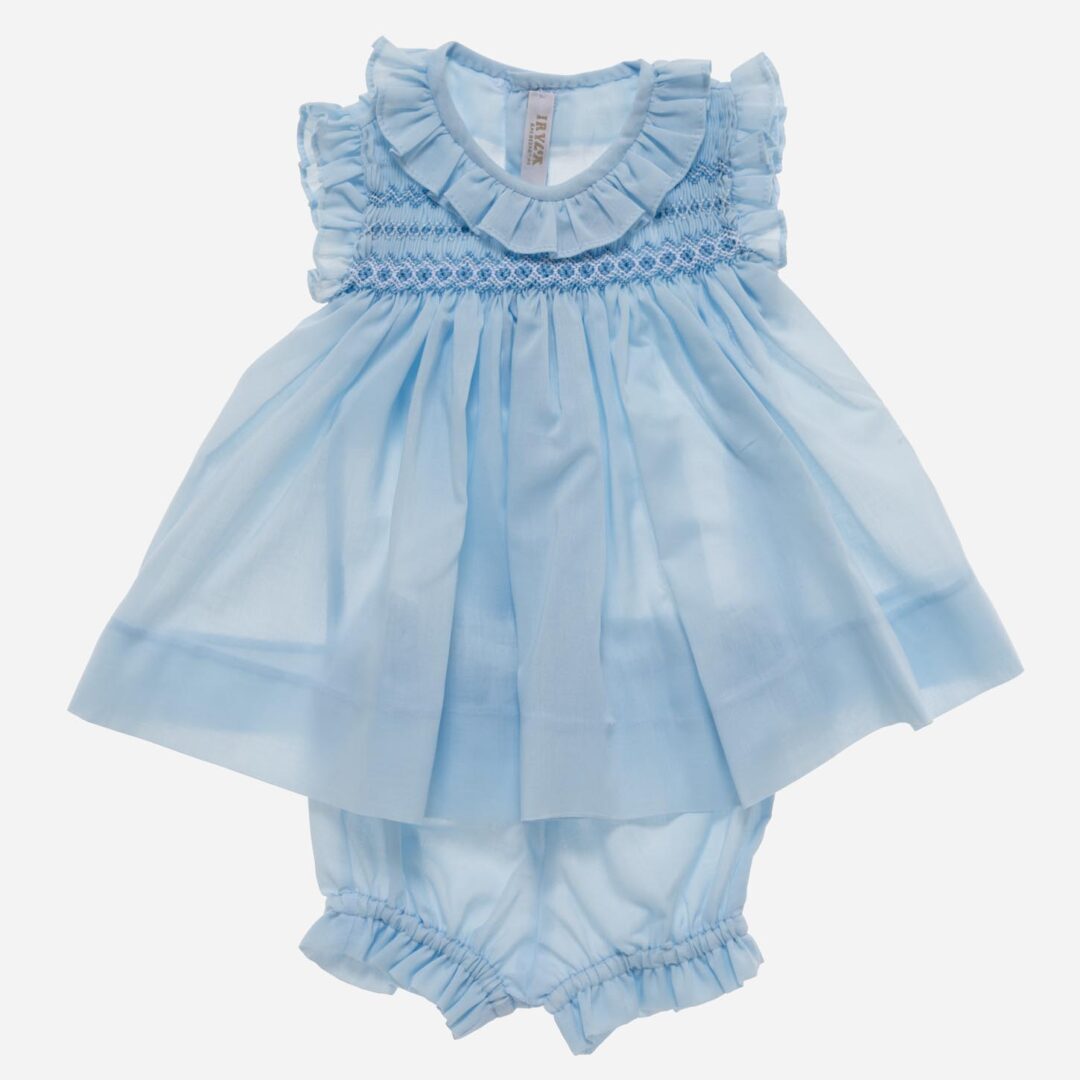Vestido para niña Nido azul 2 piezas, Irulea - 78642