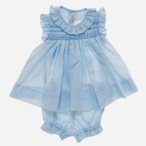 Vestido para niña Nido azul 2 piezas, Irulea - 78642