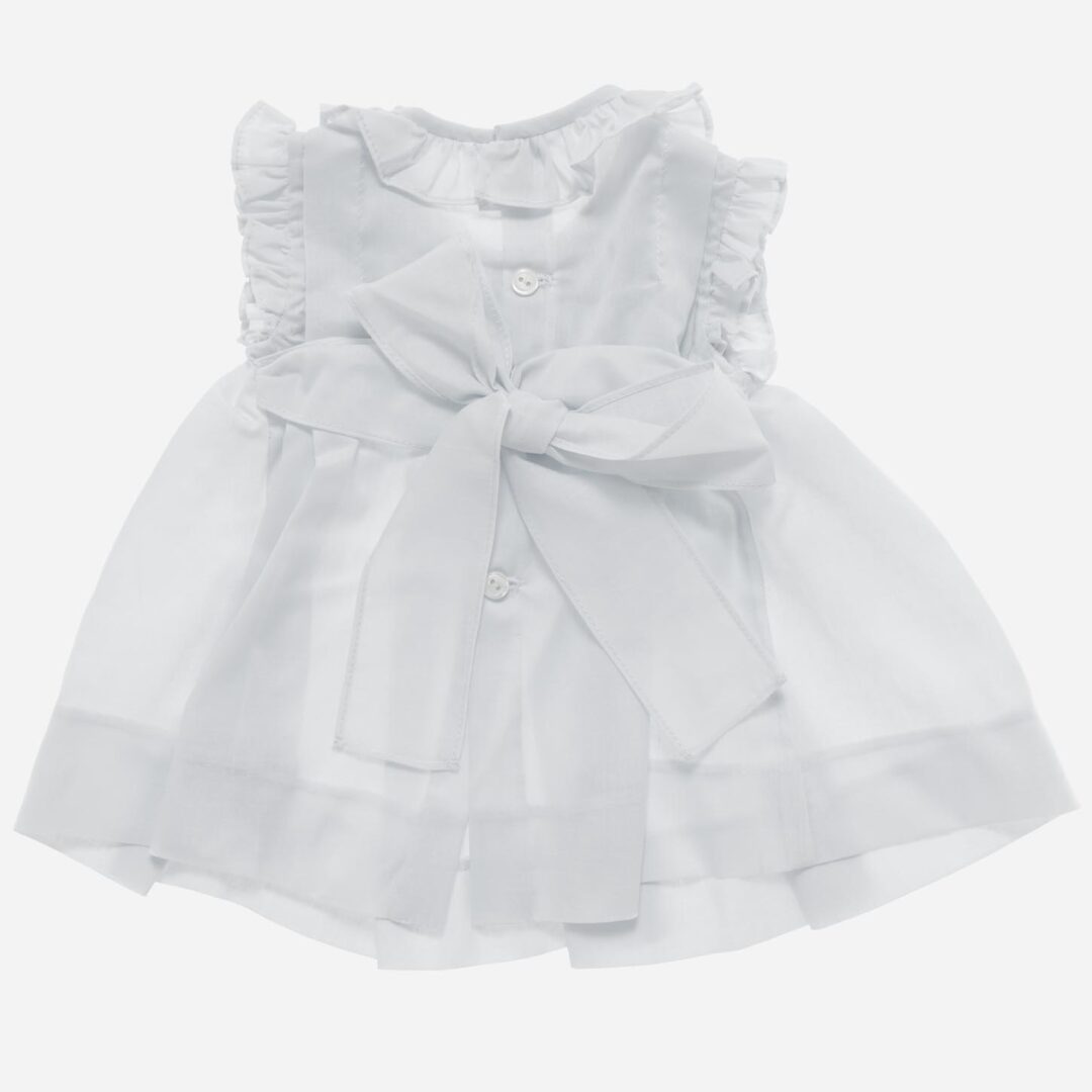 Vestido para niña Nido blanco 2 piezas, Irulea - 78638