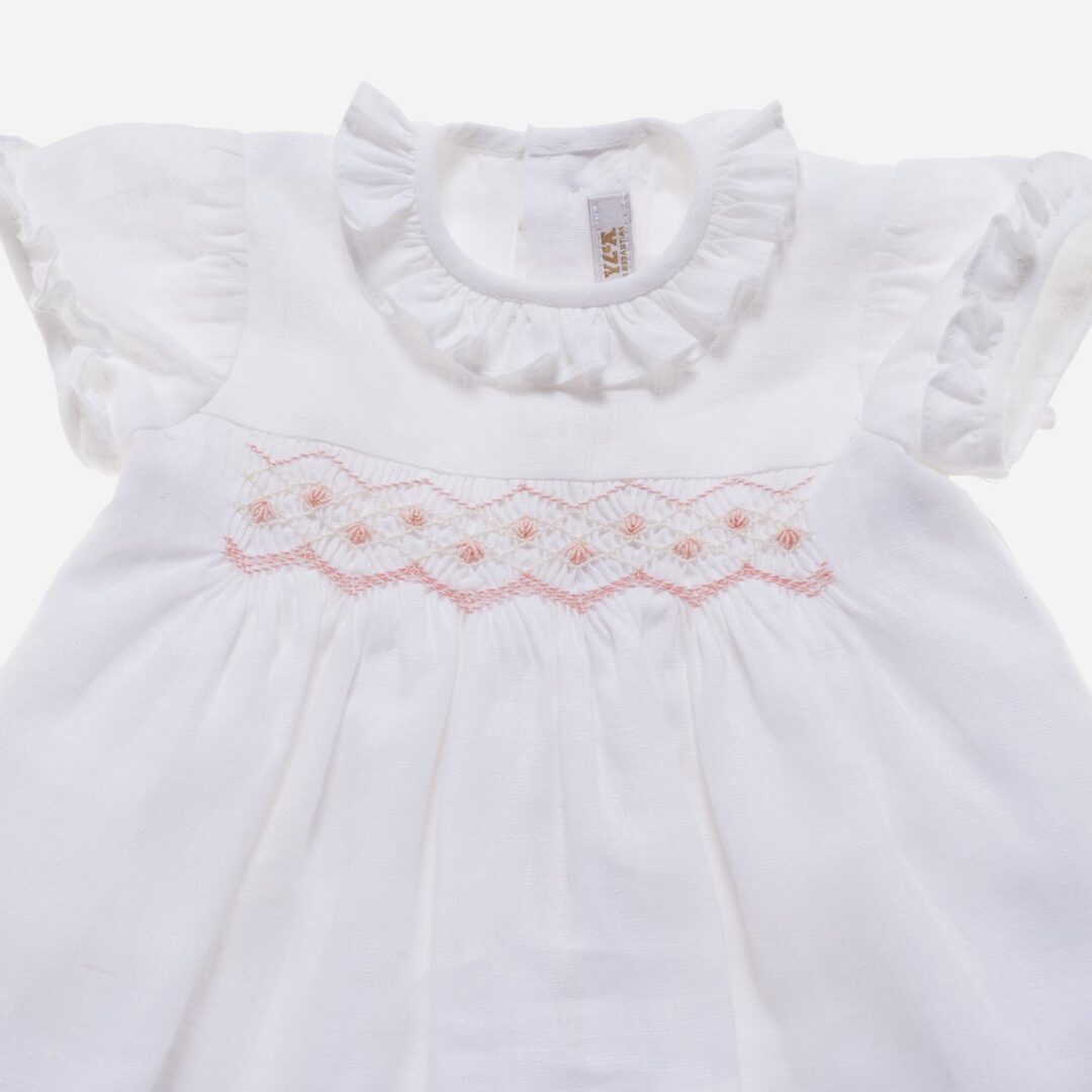 Vestido para niña Conchas 3 piezas Rosa, Irulea - 77930