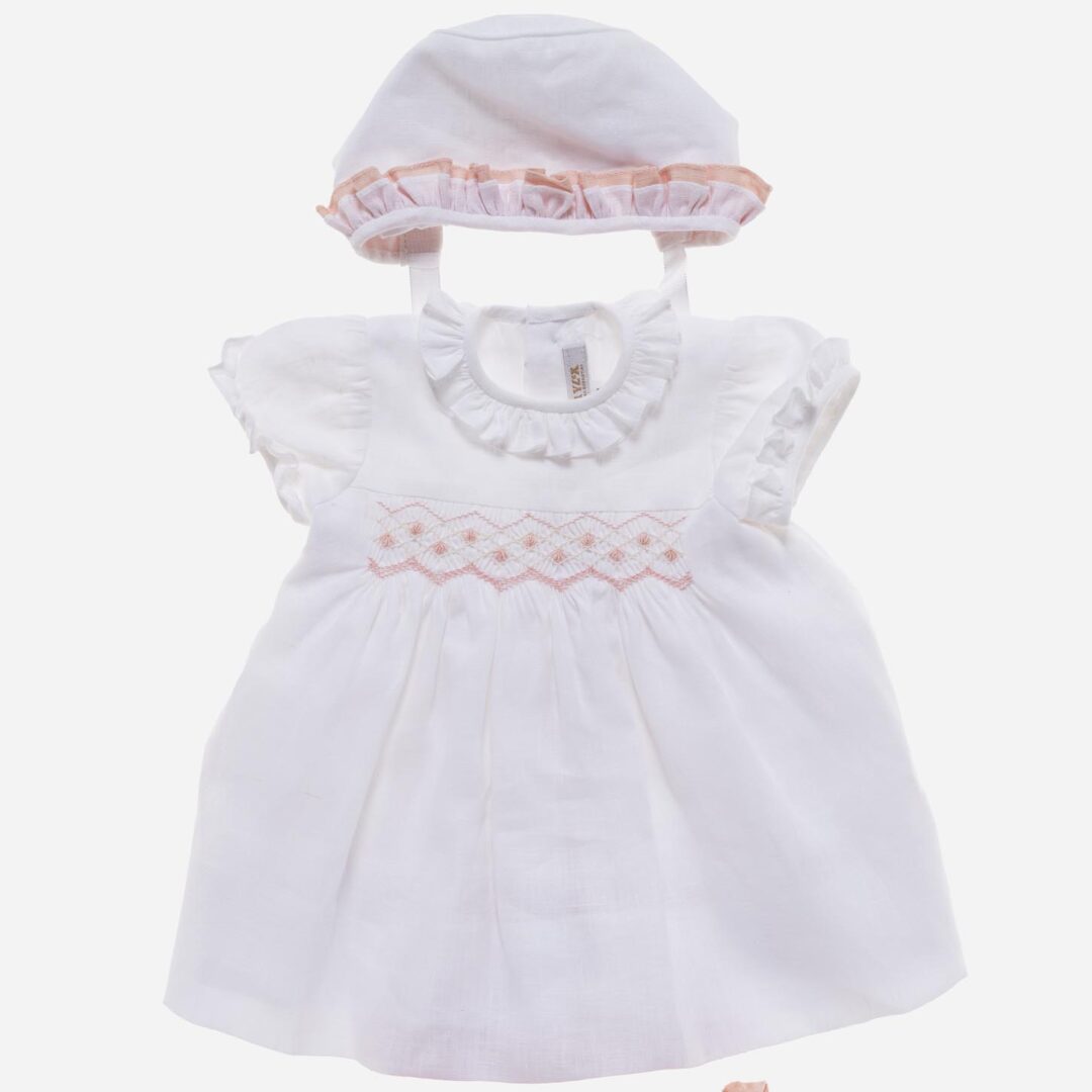 Vestido para niña Conchas 3 piezas Rosa, Irulea - 77930