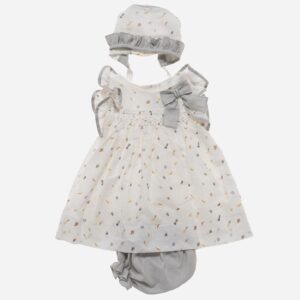 Vestido para niña Laura 3 piezas, Irulea - 78739