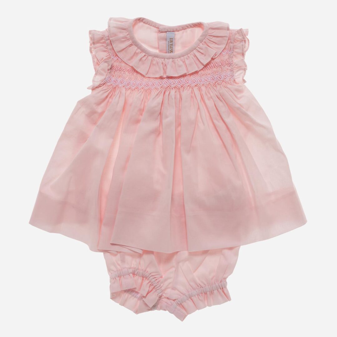 Vestido para niña Nido rosa 2 piezas, Irulea - 78646