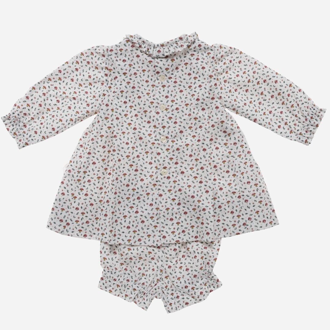 Vestido para niña Setas M/L 2 piezas, Irulea - 79603