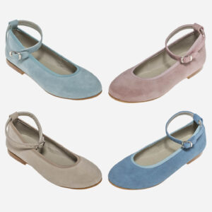 Zapato niña serraje Hebilla, Irulea - 80048