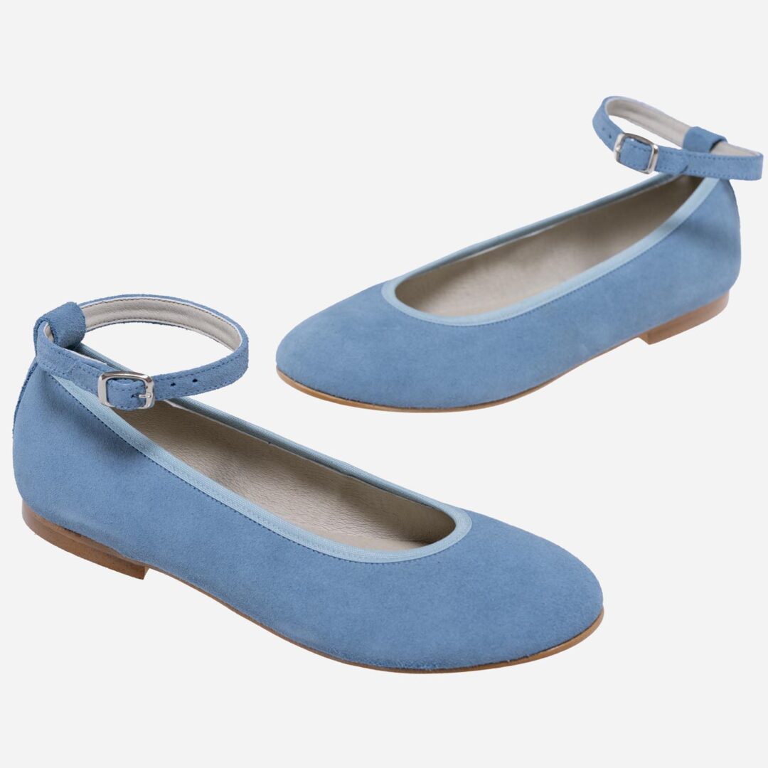 Zapato niña azul Serraje, Irulea - 79835