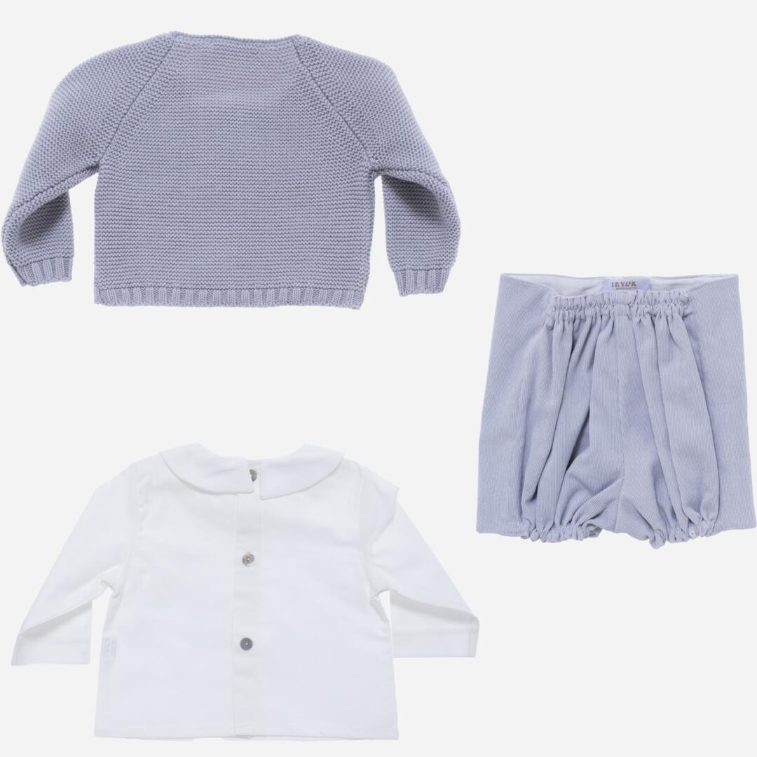 Conjunto de bebé 3 piezas Bodoques, Irulea - 79699