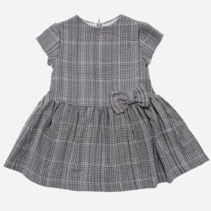 Vestido para niña 2 piezas Cuadros gris, Irulea - 79633