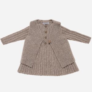 Vestido para niña 2 piezas Punto, Irulea - 79554