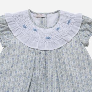 Vestido para niña Volante azul, Irulea - 79443