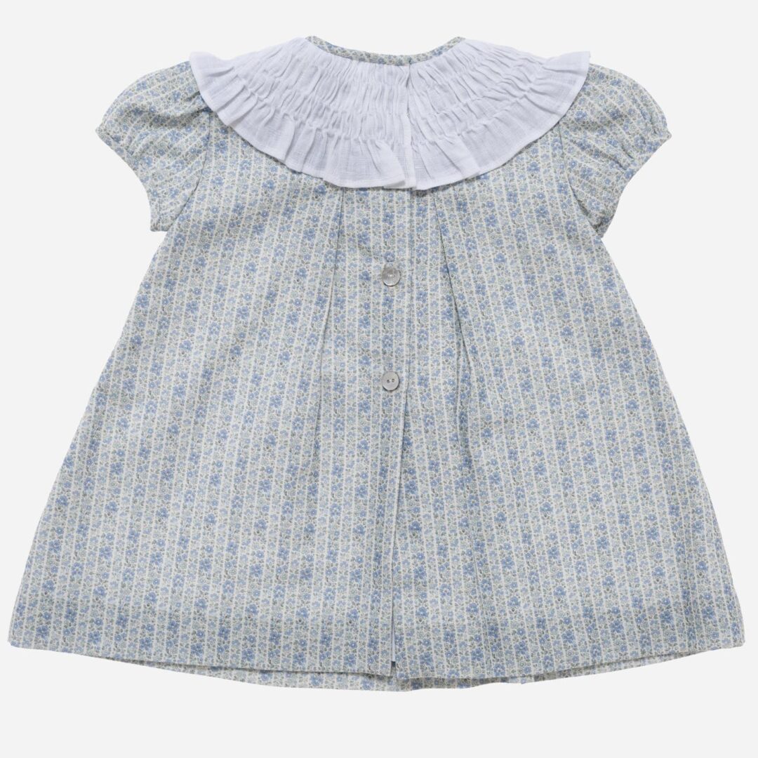 Vestido para niña Volante azul, Irulea - 79443