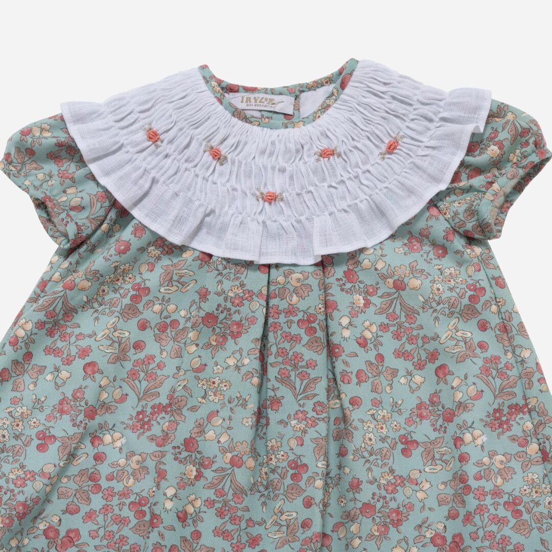 Vestido para niña Volante coral, Irulea - 79447