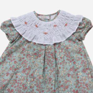 Vestido para niña Volante coral, Irulea - 79447