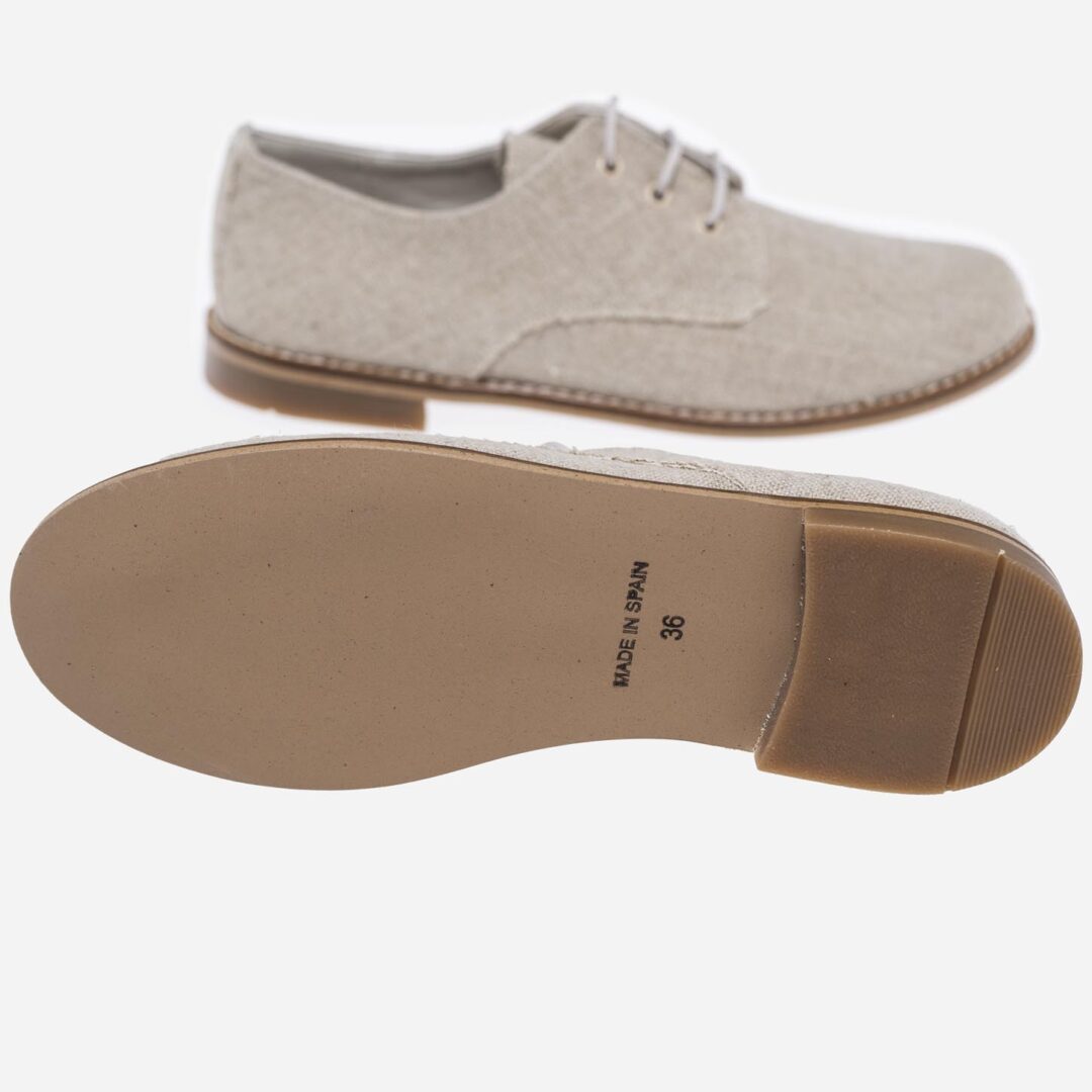 Zapato niño arena Lino, Irulea - 79944