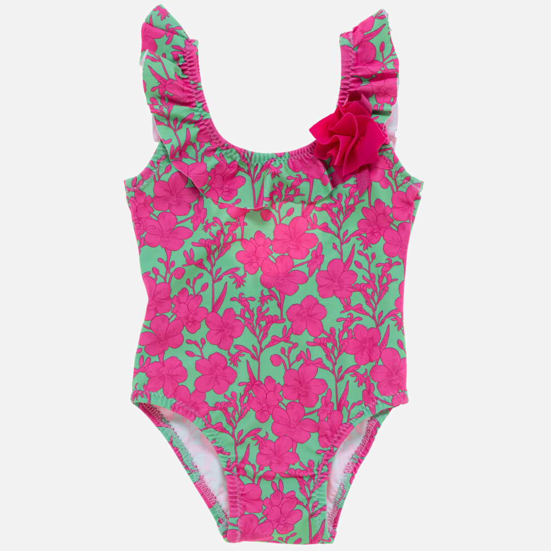 Bañador niña Jade fucsia, Irulea - 81117