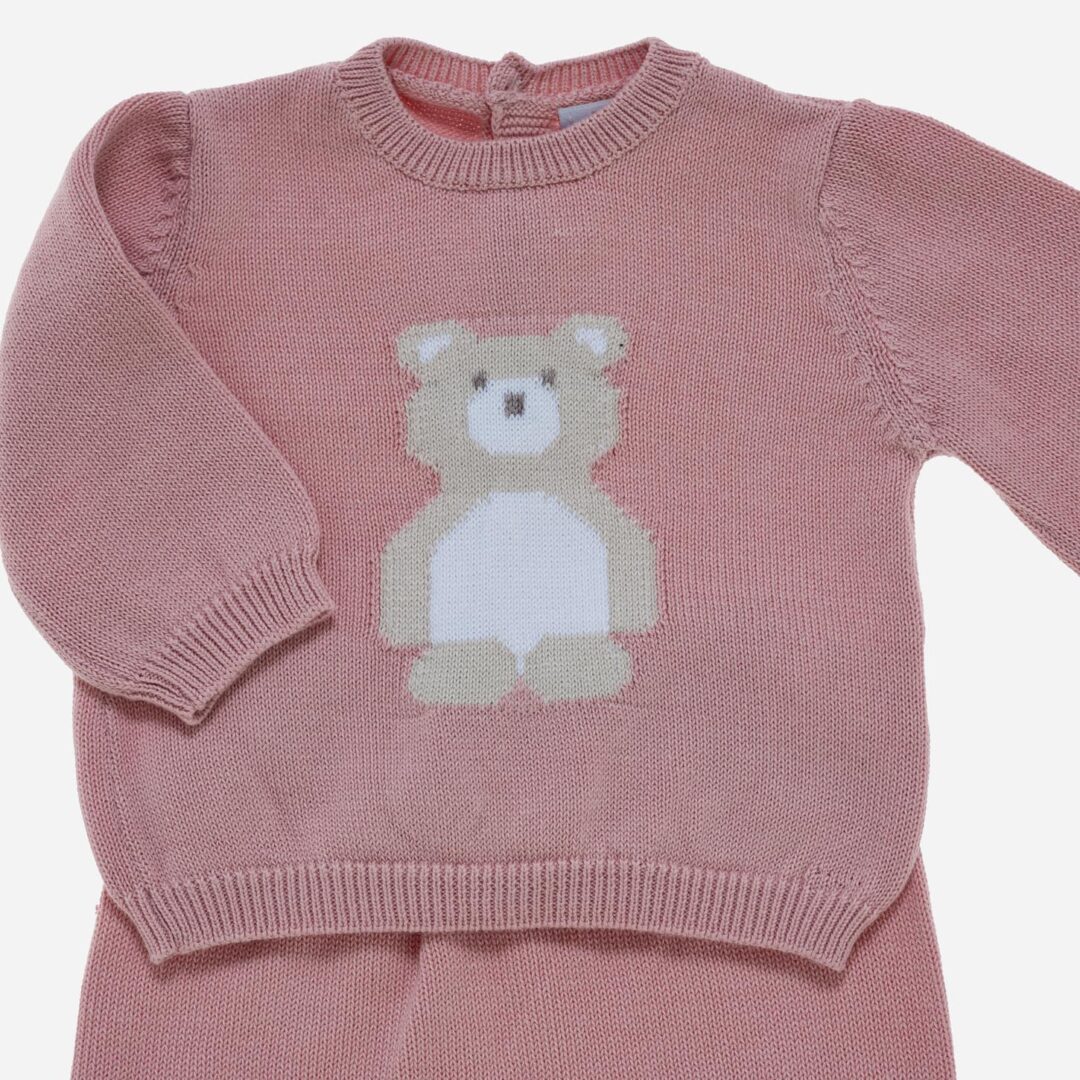 Conjunto de bebé Osito rosa 2 piezas, Irulea - 80858
