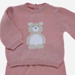 Conjunto de bebé Osito rosa 2 piezas, Irulea - 80858