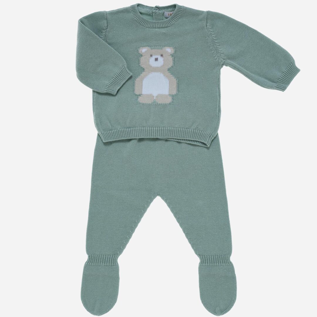 Conjunto de bebé Osito verde 2 piezas, Irulea - 80862