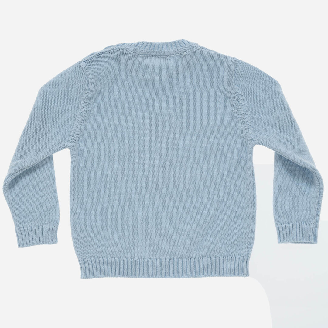 Jersey de punto niño Pez azul, Irulea - 80837