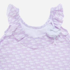 Bañador niña Peces rosa 2 piezas, Irulea - 81449
