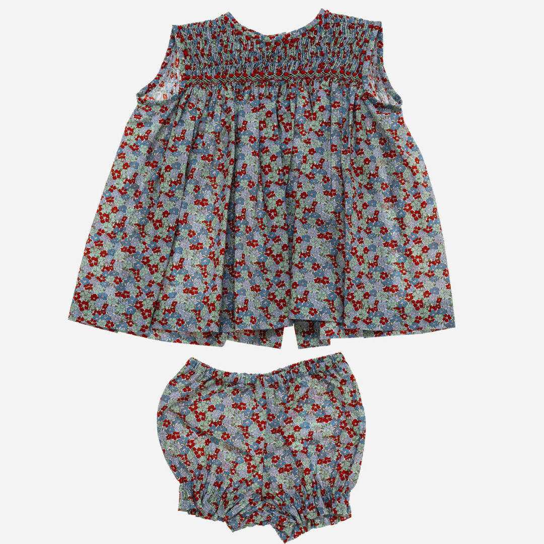 Vestido para niña Nidos 2 piezas, Irulea - 80753