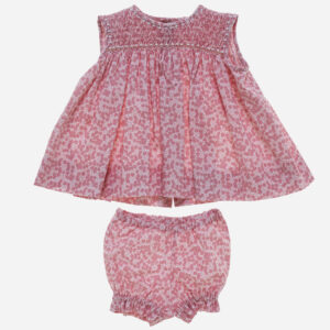 Vestido para niña Nidos 2 piezas, Irulea - 80940