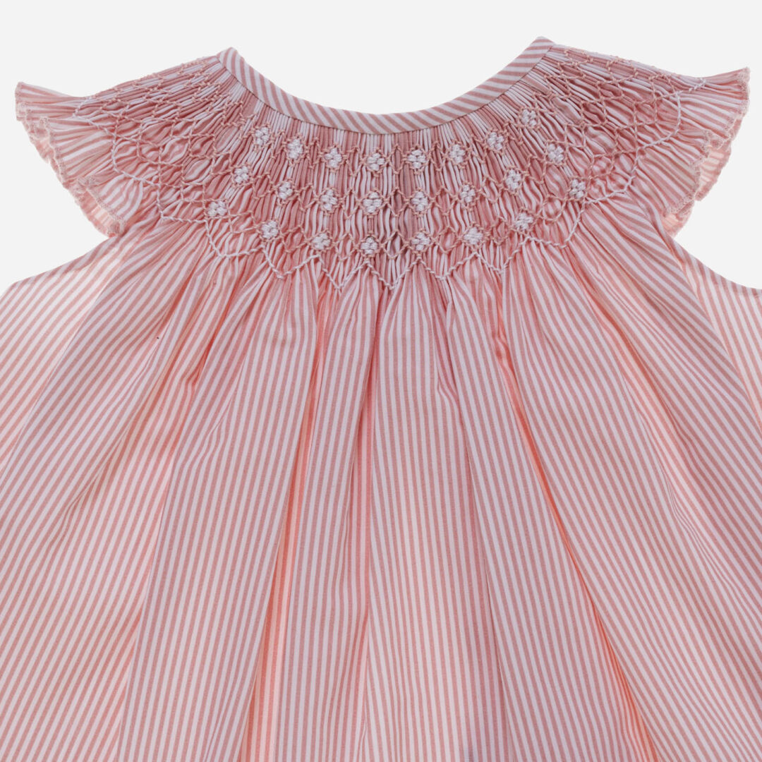 Vestido para niña Jesusito rayas 2 piezas, Irulea - 80781