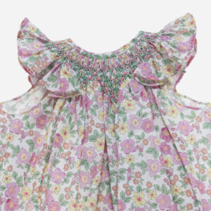 Vestido para niña Carlota rosa 2 piezas, Irulea - 81376