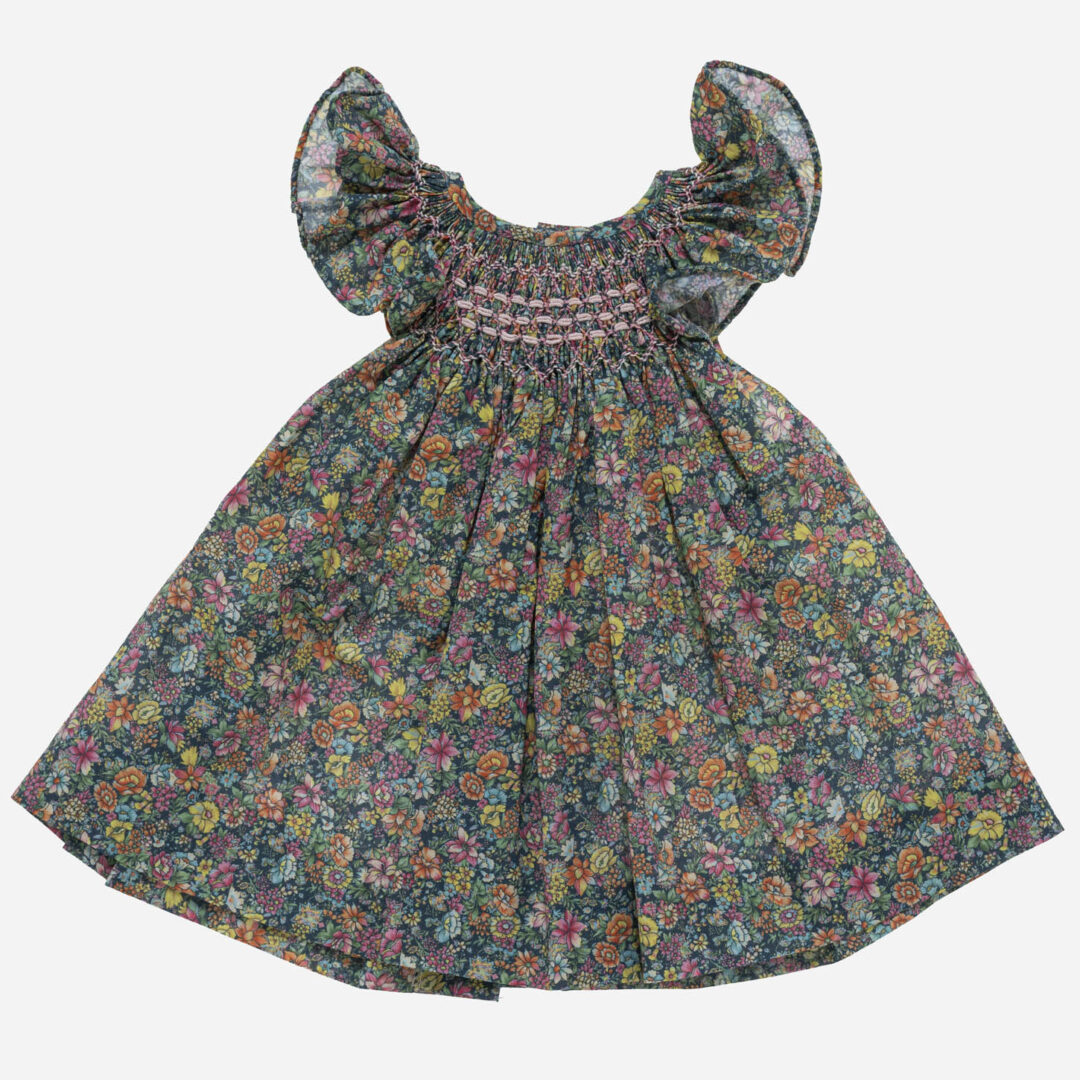 Vestido para niña Carlota verde 2 piezas, Irulea - 81381