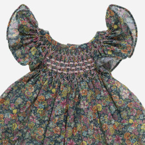 Vestido para niña Carlota verde 2 piezas, Irulea - 81381