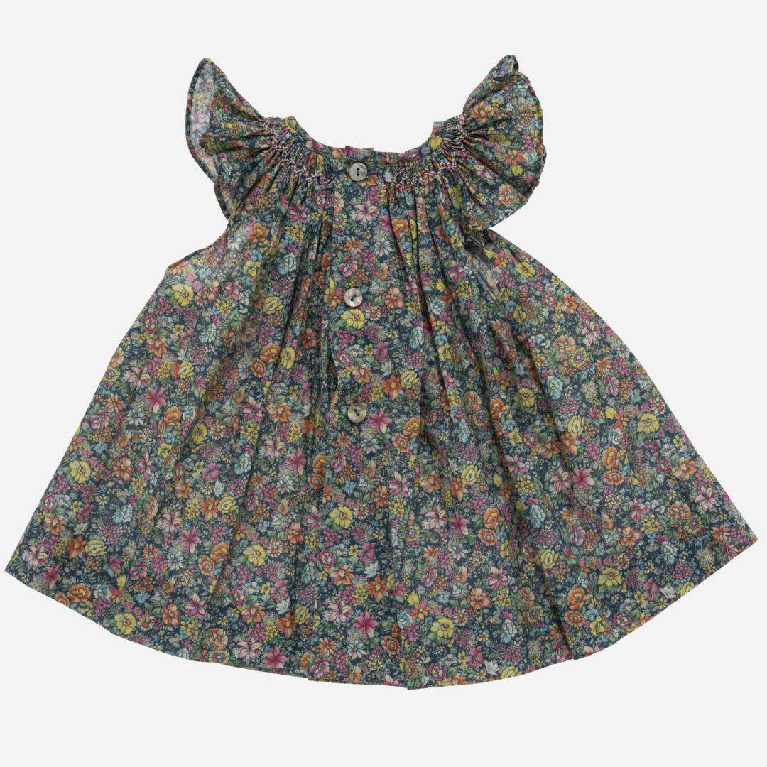 Vestido para niña Carlota verde 2 piezas, Irulea - 81381