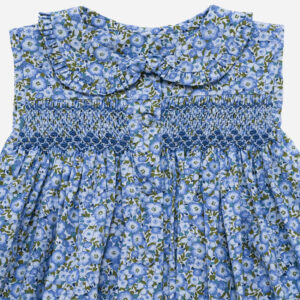 Vestido para niña Botones azul 2 piezas, Irulea - 81322