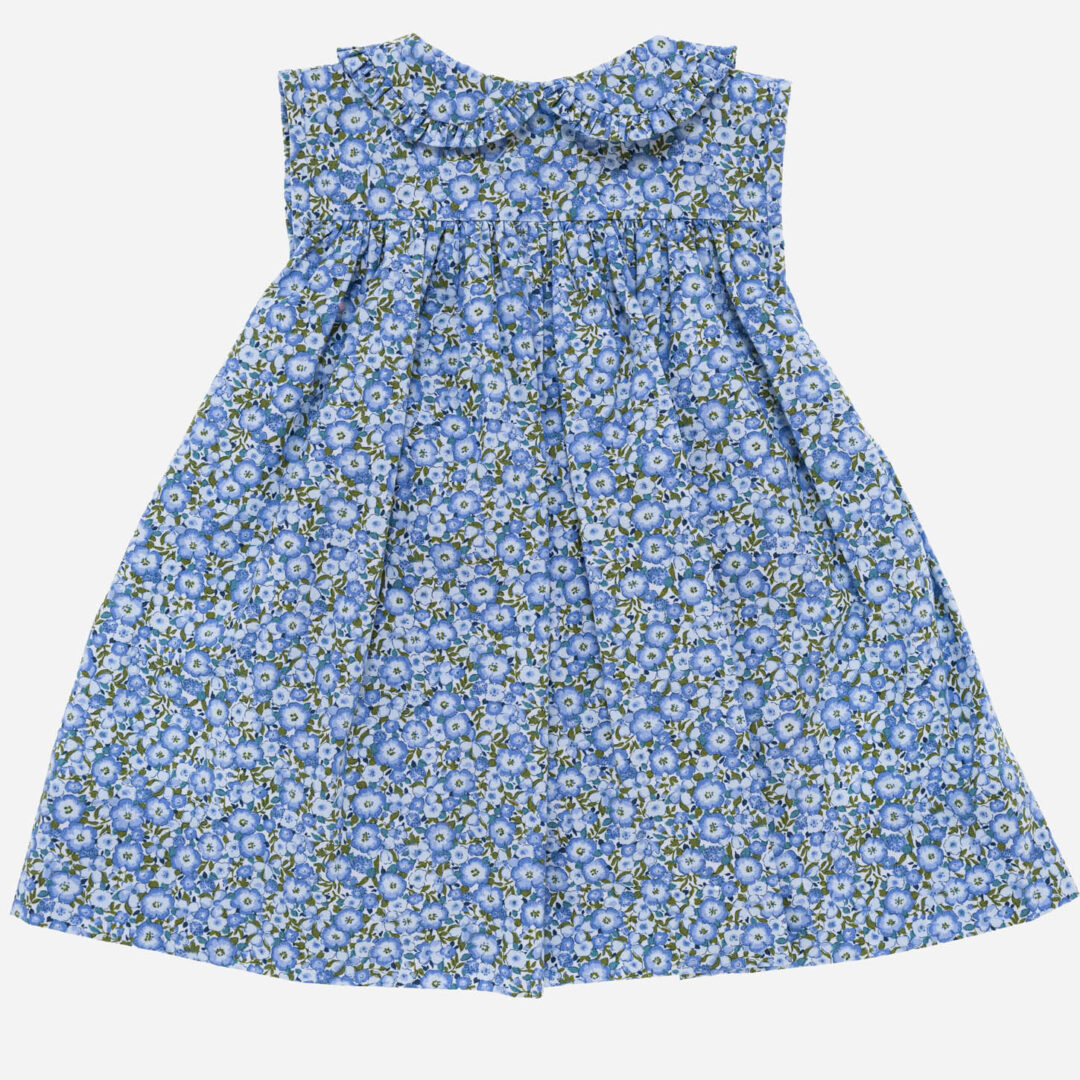 Vestido para niña Botones azul 2 piezas, Irulea - 81322
