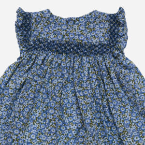 Vestido para niña Cuadrado azul 2 piezas, Irulea - 80735