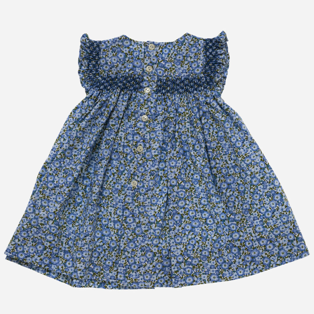 Vestido para niña Cuadrado azul 2 piezas, Irulea - 80735