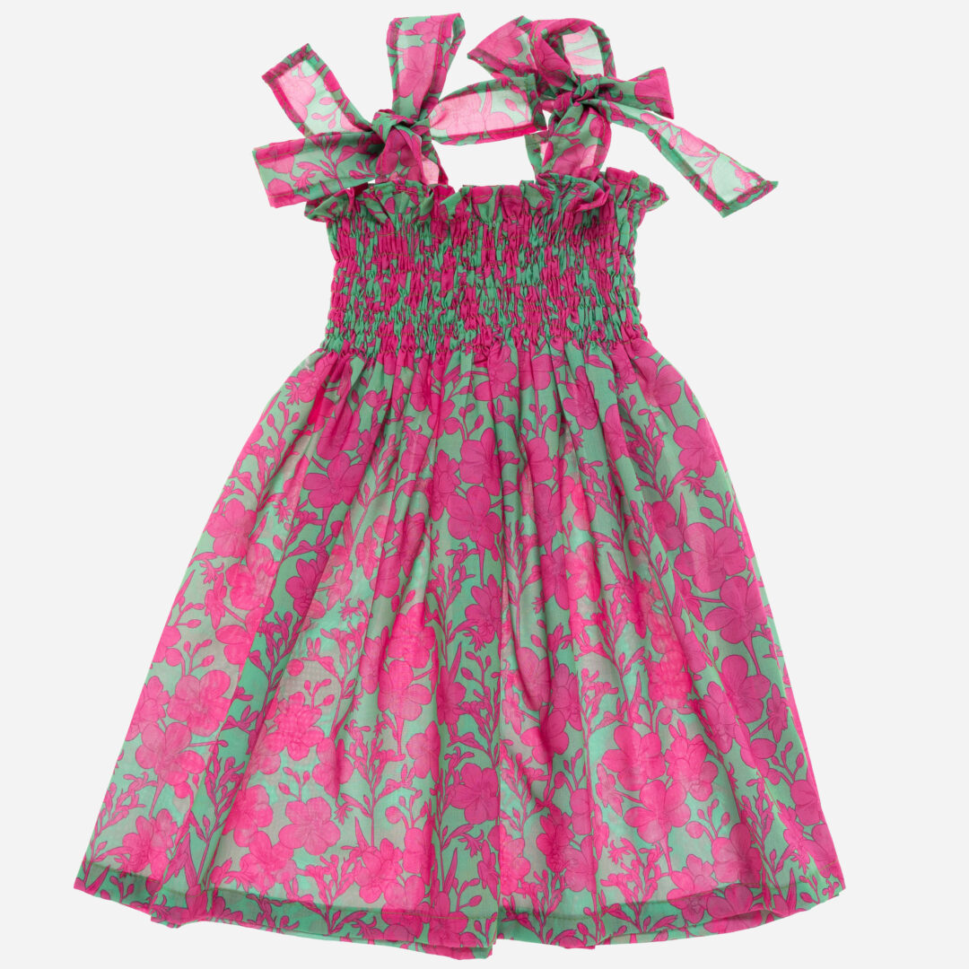 Vestido para niña Jade rosa, Irulea - 81537