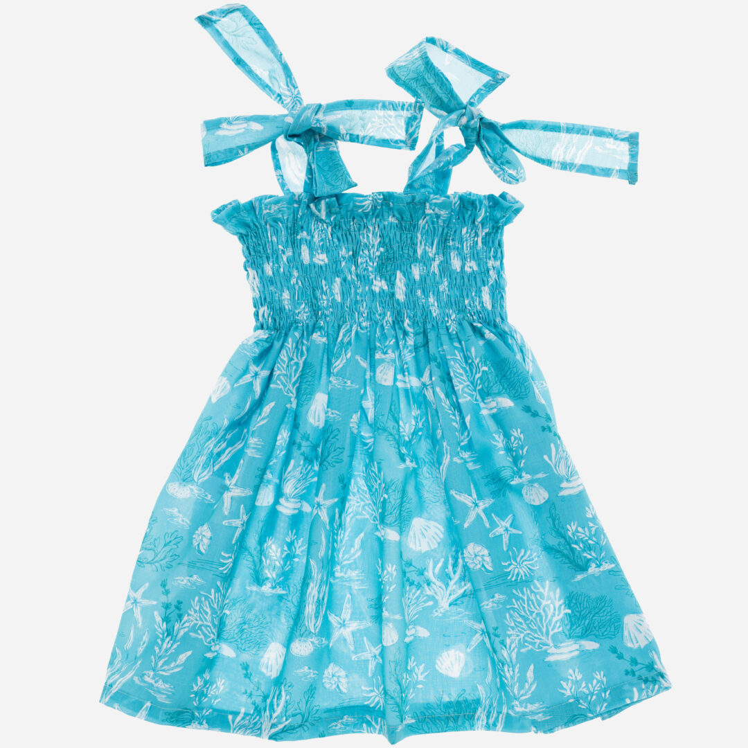 Vestido para niña Mar azul, Irulea - 81468