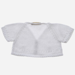 Chaqueta para bebé Manga Corta blanca, Irulea - 81507
